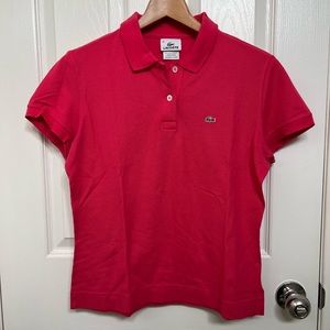 Lacoste Petite Polo Short Fit Short Sleeve Tennis
